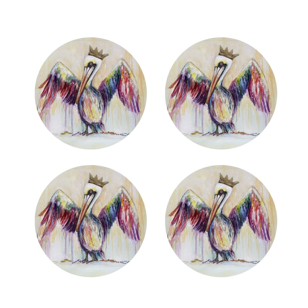 "Carnival King" Double-Sided Acrylic Coaster Set