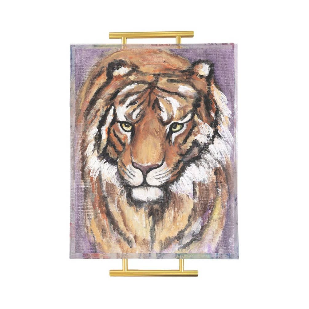 Just Geaux Acrylic Serving Tray