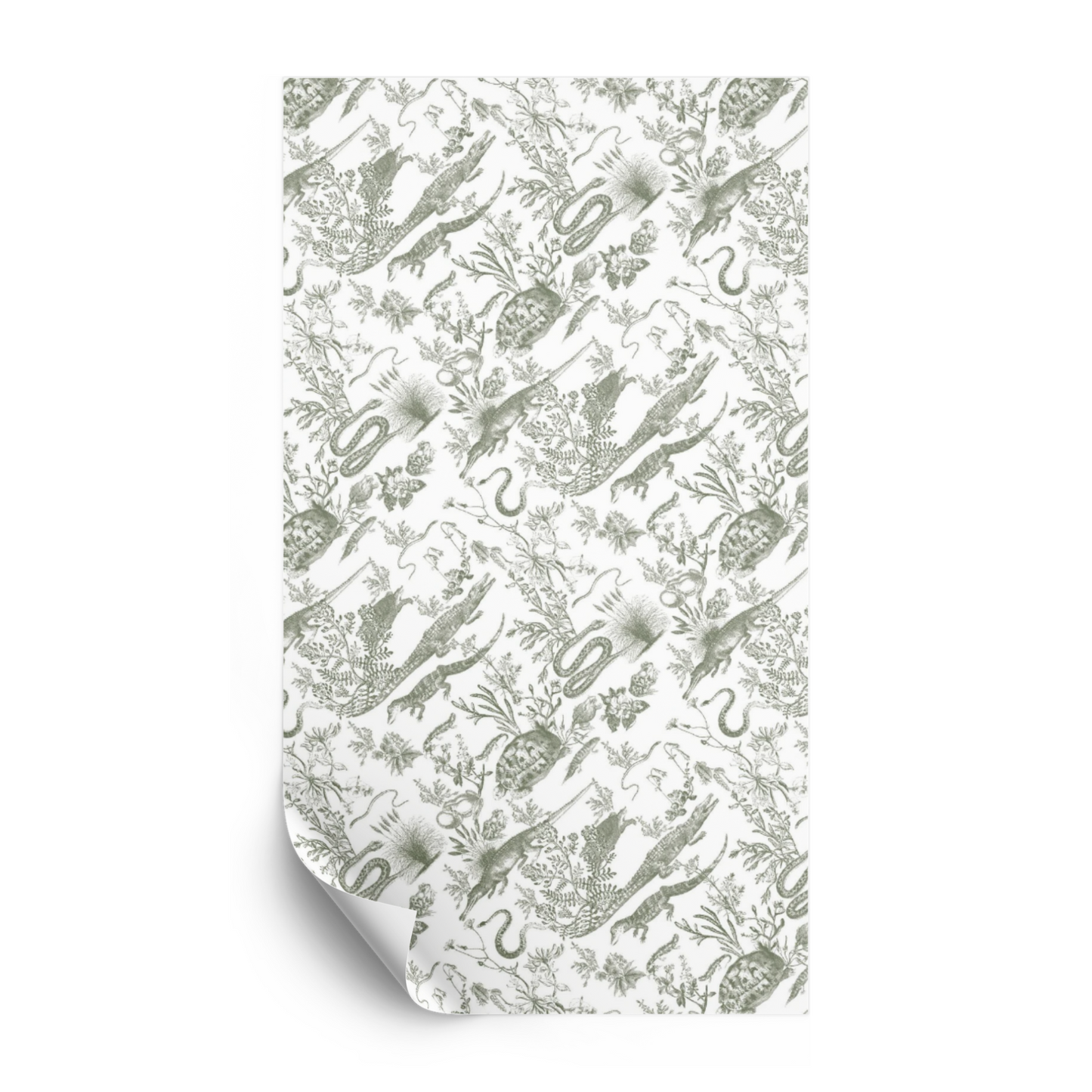 Swamp Toile Gift Wrapping Paper Roll