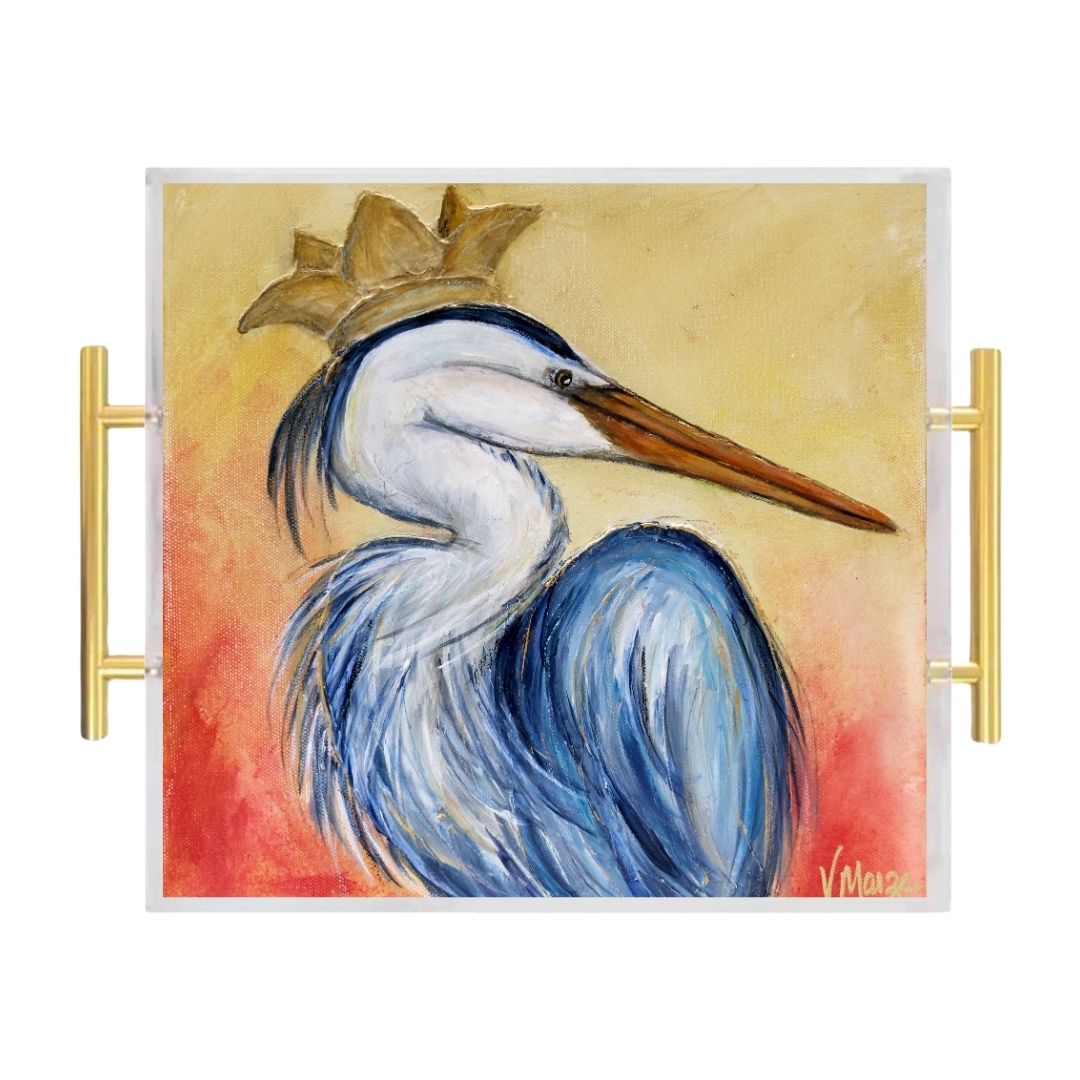 Bayou Royalty Acrylic Serving Tray