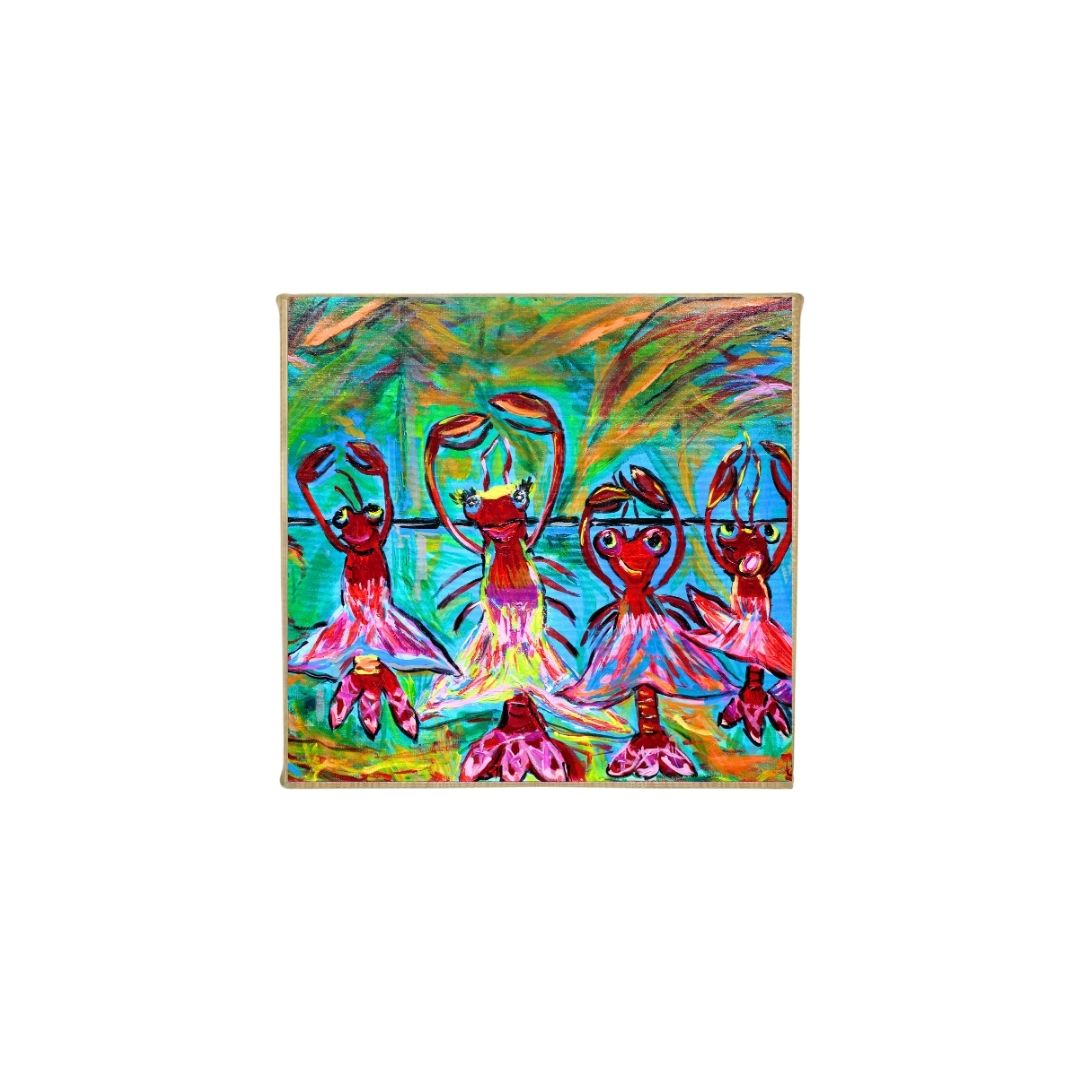 "Swamp Pop Ballet" Mini Canvas