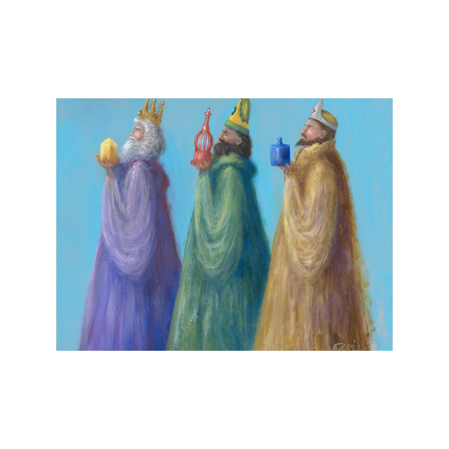 "Three Wise Men" Canvas Fine Art Reproduction