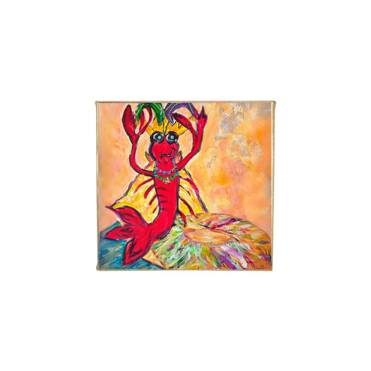 "Carnival Crustacean" Mini Canvas