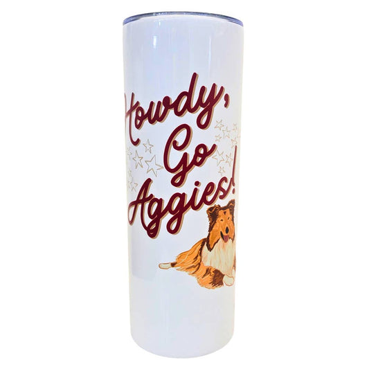 Howdy Go Aggies 20oz Insulated Tumbler