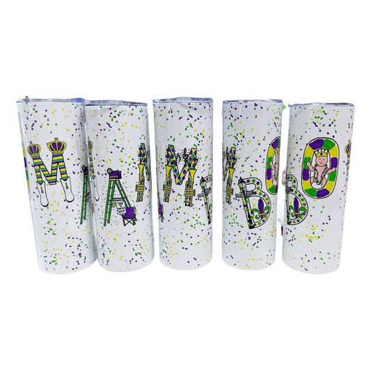 Mardi Gras Mambo 20oz Insulated Tumbler