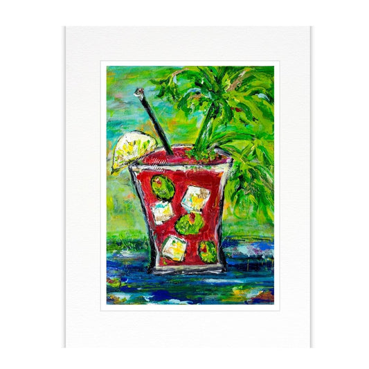 "Cajun Bloody Mary" Matted Fine Art Reproduction