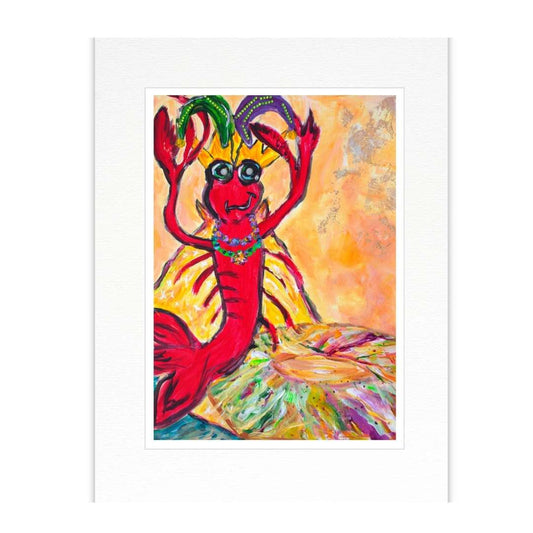 "King Cray Cray" Matted Fine Art Reproduction