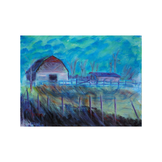 "Boagni Barn" Canvas Fine Art Reproduction