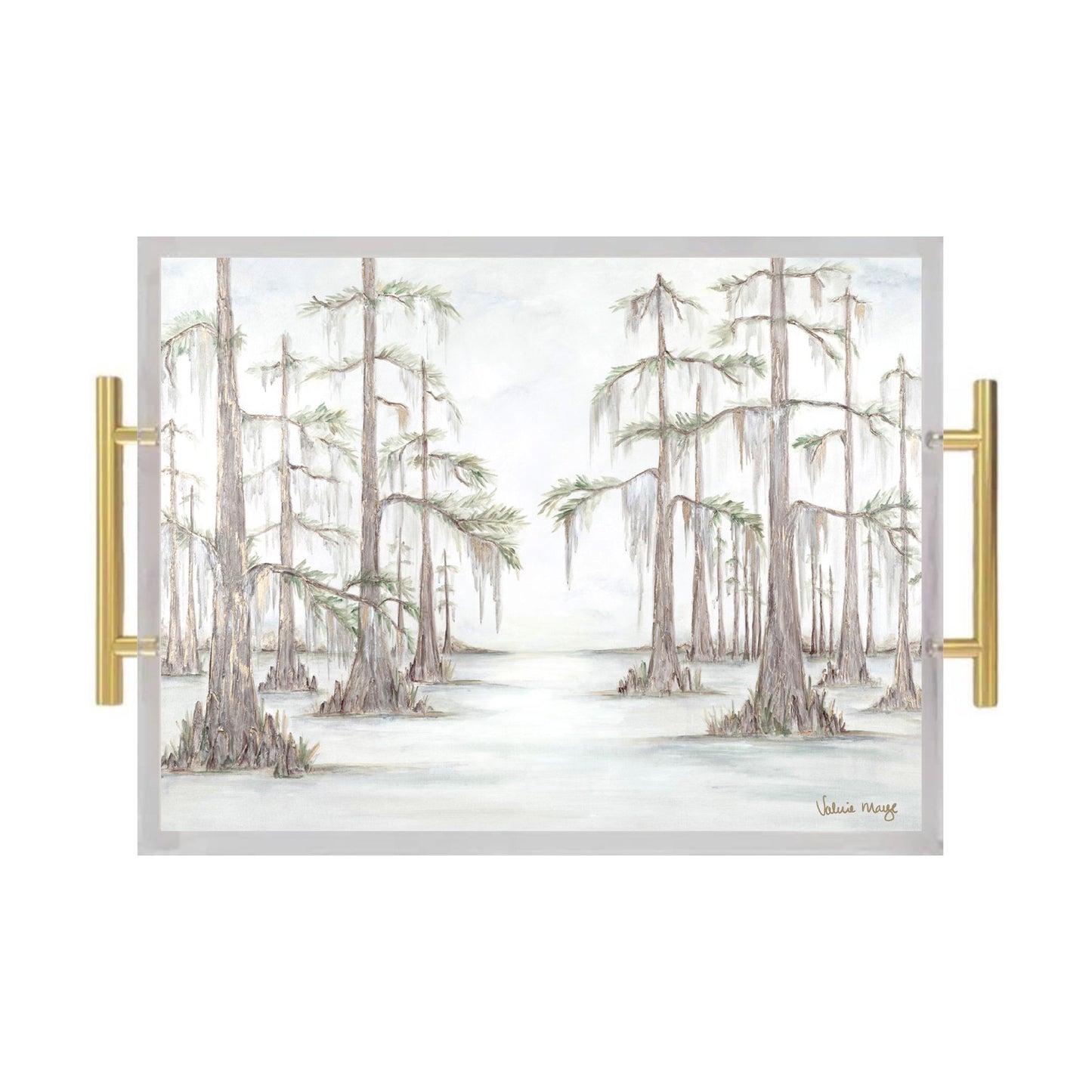 Born on the Bayou Acrylic Serving Tray