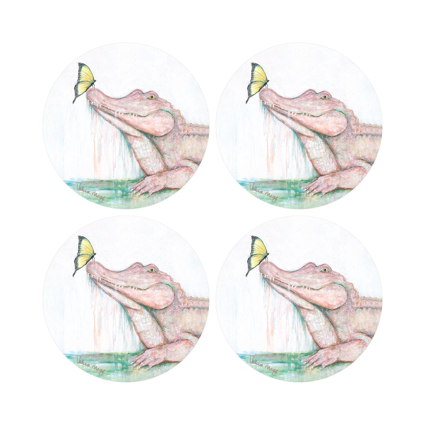 "Jada" Double-Sided Acrylic Coaster Set