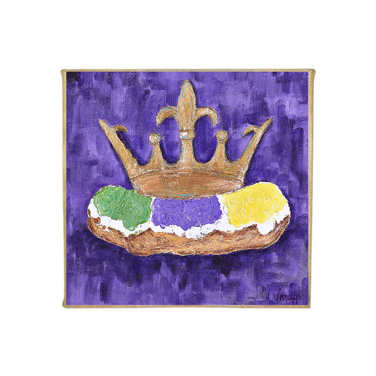 "King Cake" Mini Canvas