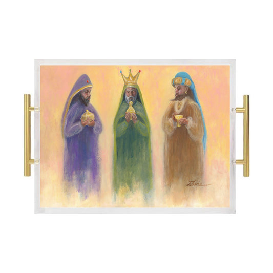 We Three Kings Acrylic Serving Tray