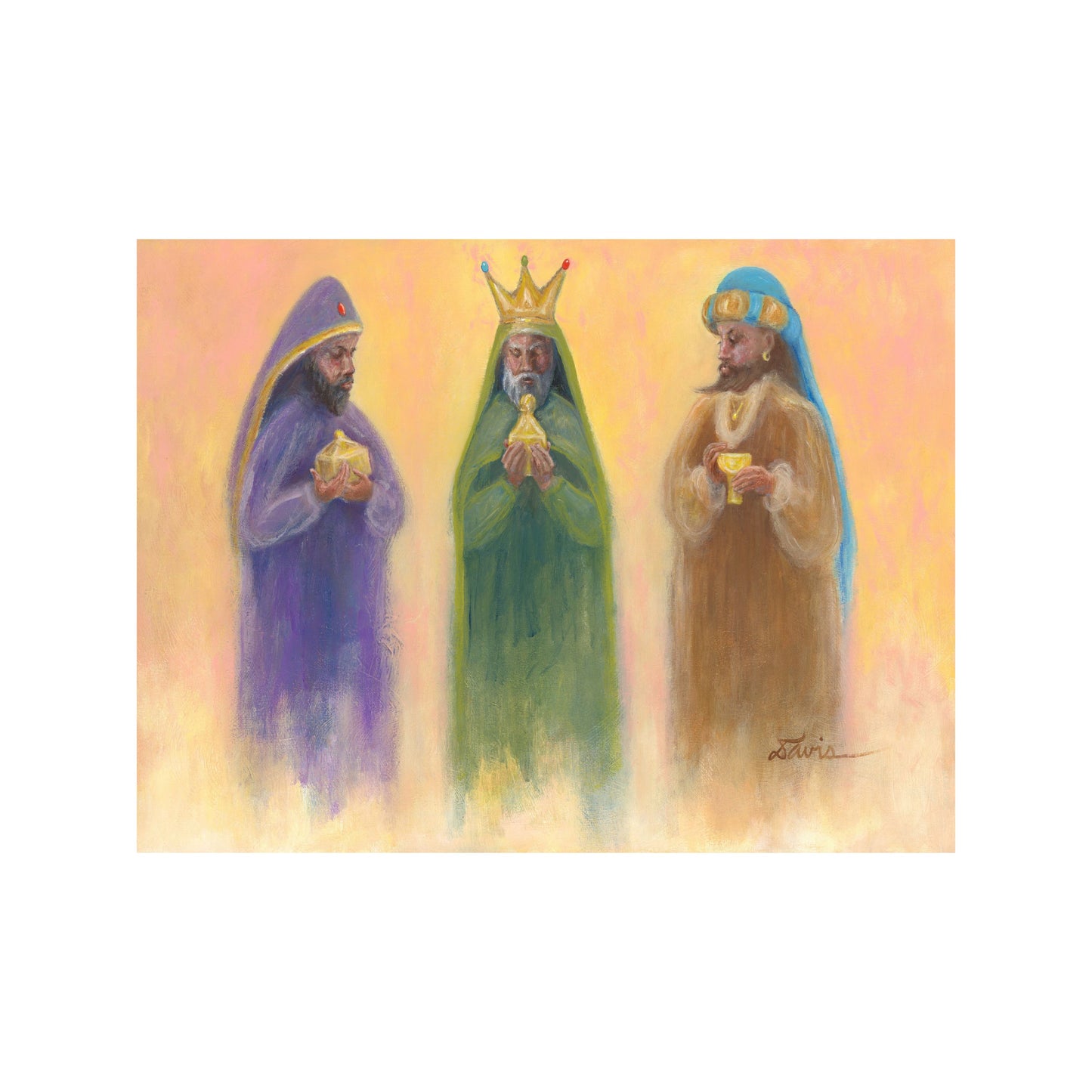 "We Three Kings" Matted Fine Art Reproduction