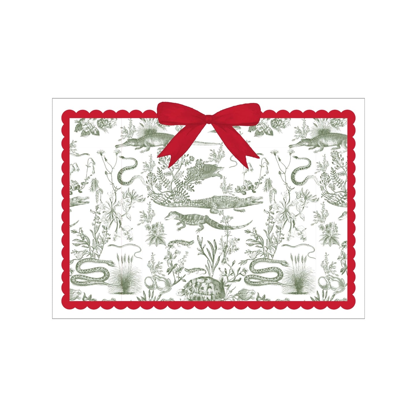 Holiday Swamp Toile Placemat Sets