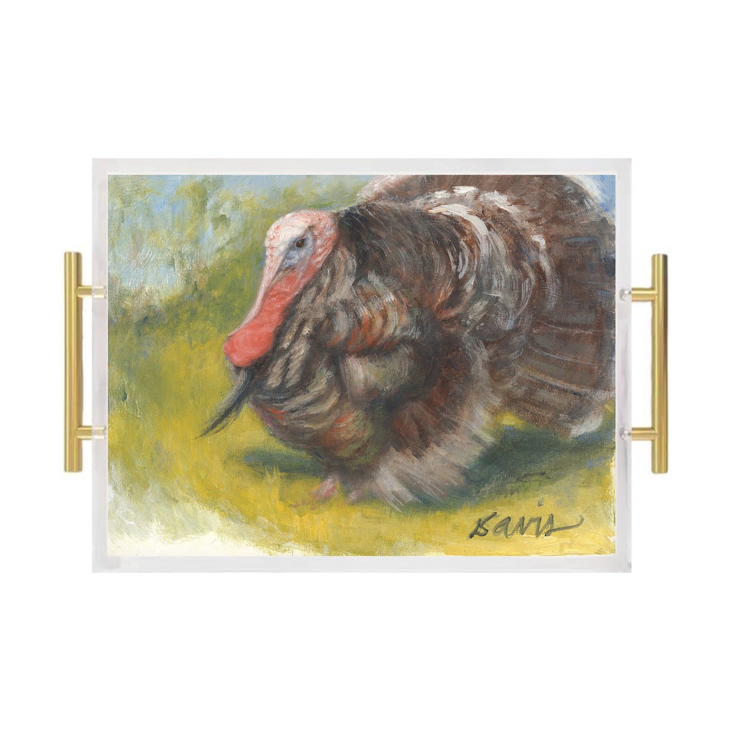 Turkey Acrylic Serving Tray