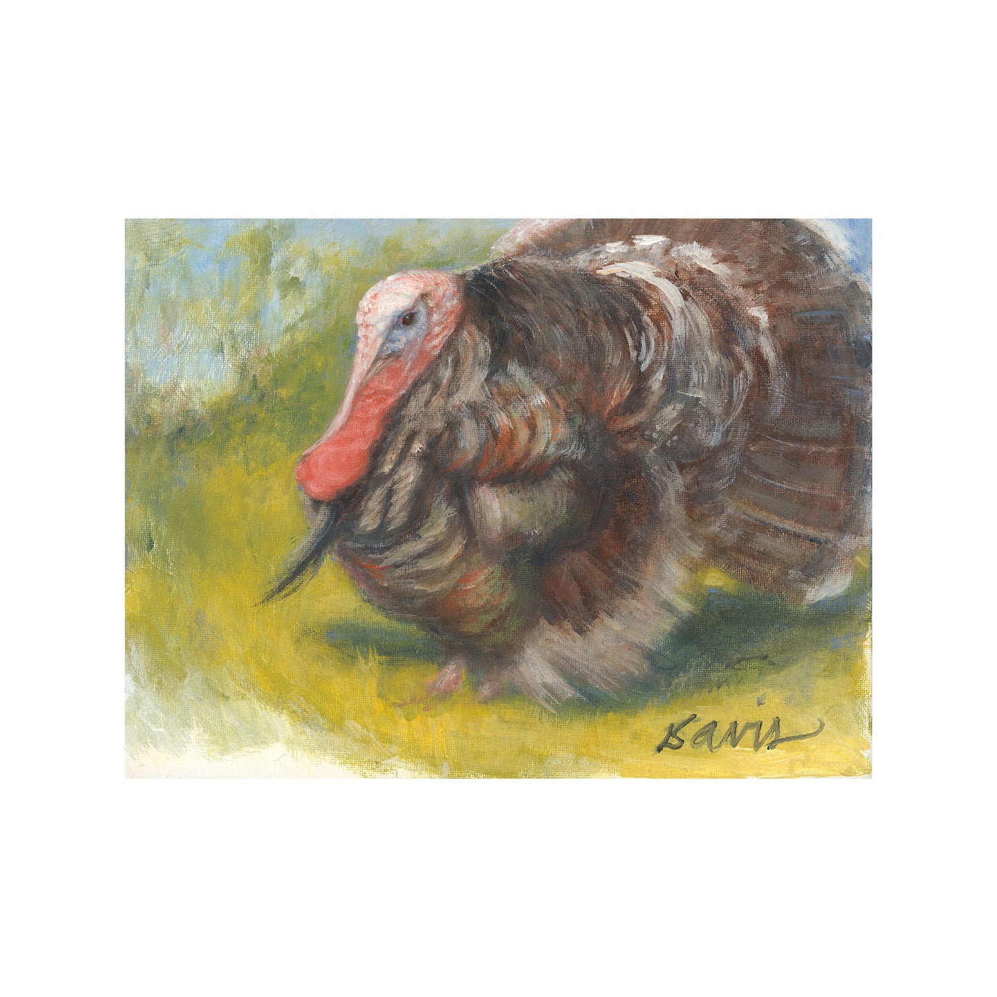 "Turkey" Matted Fine Art Reproduction