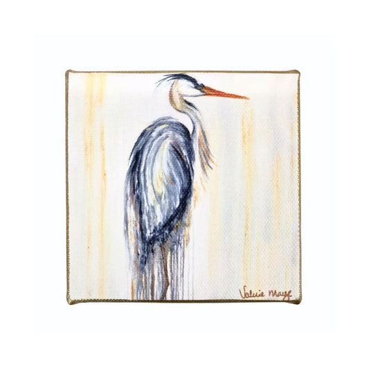 "Watercolor Heron" Mini Canvas