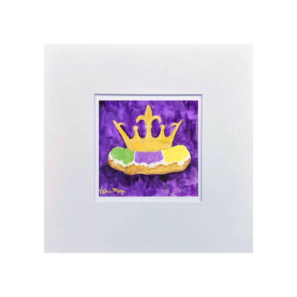 "King Cake" Matted Fine Art Reproduction