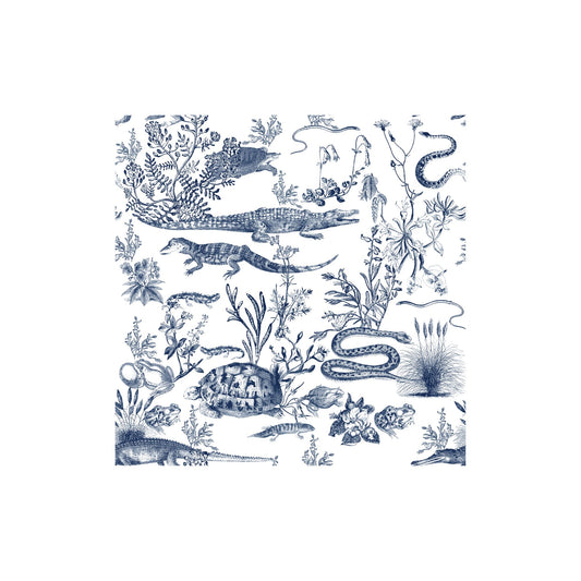 Swamp Toile Throw Pillow Covers