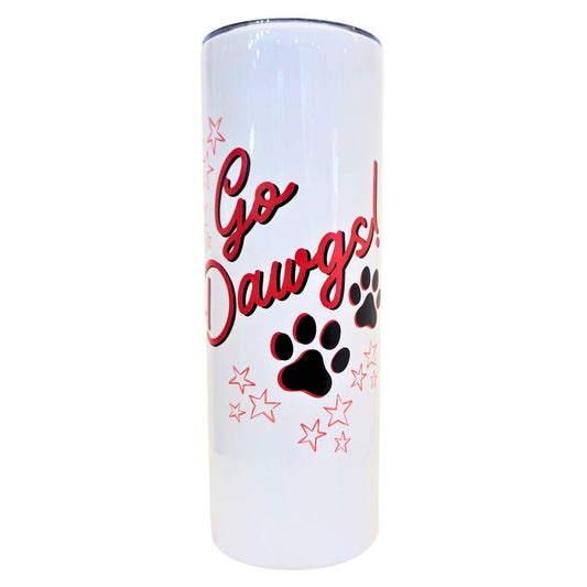 Go Dawgs 20oz Insulated Tumbler Black/Red