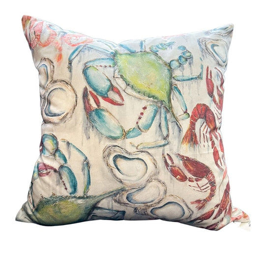 Louisiana Seasons Throw Pillow Covers