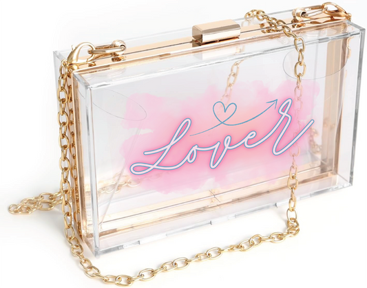 "Lover" Acrylic Clutch