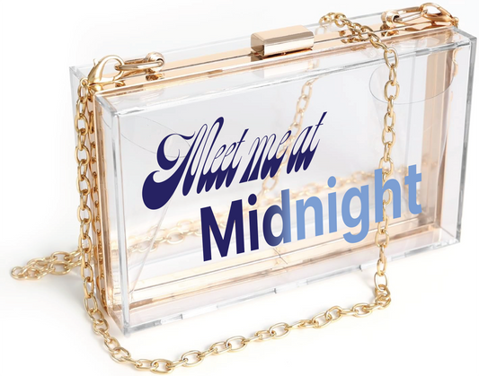 "Midnights" Acrylic Clutch