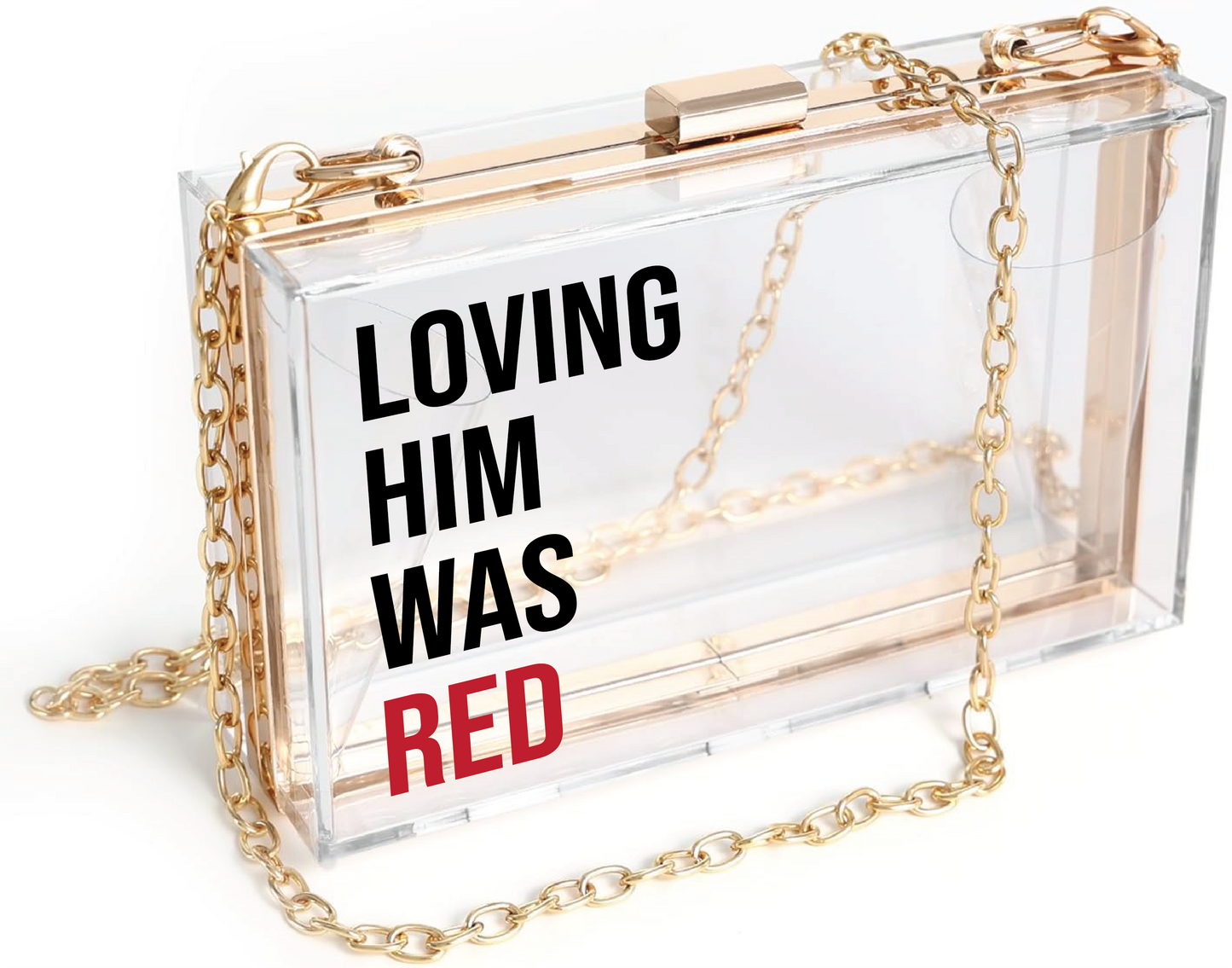 "Red" Acrylic Clutch