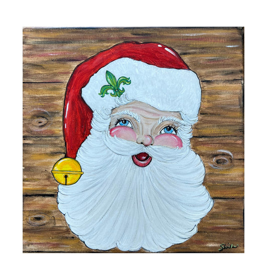 "Ole Saint Nick" Canvas Fine Art Reproduction